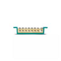 Barramento Terra P Disjuntores Din 8 Terminais 89,0mm Steck