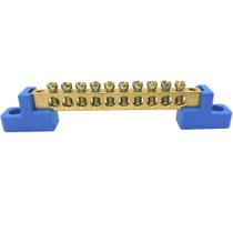 Barramento Universal Neutro Terminal Barra Borne com 10 Furos