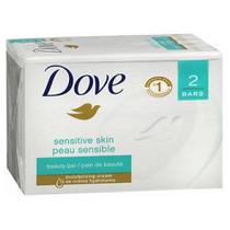 Barras de banho Dove Sensitive Skin sem perfume 2/4,25 oz da Dove (pacote com 2)