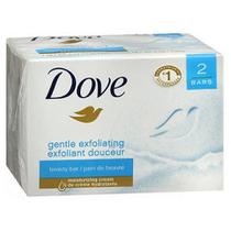 Barras de banho esfoliantes Dove Gentle 8 oz da Dove (pacote com 6)