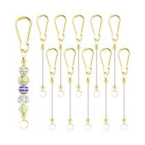 Barras De Chaveiro DIY Em Lote Para Artesanato Com 3/8/16/30 Peças, Barra De Chaveiro Em Branco Para