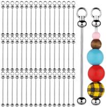 Barras de chaveiro frisáveis PEUTIER Silver Metal 50 unidades