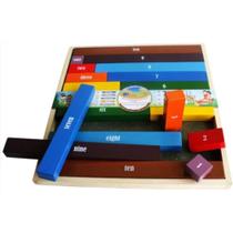 Barras de Contagem Montessori QTOYS AUSTRALIA 462 Peças Barras de Contagem Montessori QTOYS AUSTRALIA 462 Peças