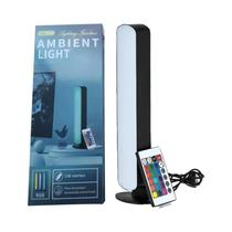 Barras De Luz LED RGB Inteligentes Com 16 Cores, Plug USB E Controle Remoto Para Mesa De Jogos, Barras De Luz LED RGB Inteligentes Com 16 Cores, Plug USB E Controle Remoto Para Mesa De Jogos,