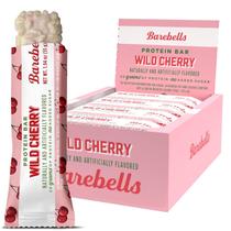 Barras de proteína Barebells Wild Cherry 20g com alto teor de proteína 12 unidades Barras de proteína Barebells Wild Cherry 20g com alto teor de proteína 12 unidades