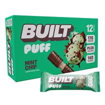 Barras de proteína Barras de proteína construídas Mint Chip Puff 12x17g Barras de proteína Barras de proteína construídas Mint Chip Puff 12x17g