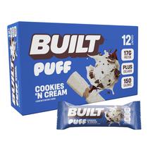 Barras de Proteína Built Puffs Cookies 'N Cream - 12 Unidades (17g cada) Barras de Proteína Built Puffs Cookies 'N Cream - 12 Unidades (17g cada)