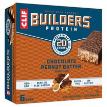 Barras de Proteína CLIF Bar Builders Chocolate com Manteiga de Amendoim 6 Unidades Barras de Proteína CLIF Bar Builders Chocolate com Manteiga de Amendoim 6 Unidades