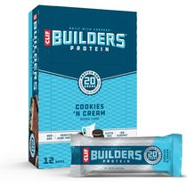 Barras de proteína CLIF BUILDERS Cookies 'n Cream 20g x 12 Barras de proteína CLIF BUILDERS Cookies 'n Cream 20g x 12