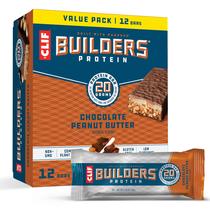 Barras de proteína CLIF BUILDERS Manteiga de amendoim com chocolate 720mL