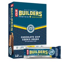 Barras de proteína CLIF BUILDERS Massa de biscoito com gotas de chocolate 12x70g