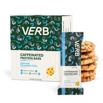 Barras de proteína com cafeína Verb Energy Oatmeal Chocolate Chip