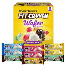 Barras de proteína Fit Crunch FITCRUNCH Wafer 16g de proteína 9 barras Barras de proteína Fit Crunch FITCRUNCH Wafer 16g de proteína 9 barras