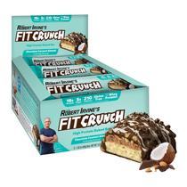 Barras de proteína Fit Crunch Snack Snack, 6 camadas, assadas em 9 barras
