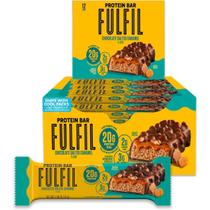 Barras de proteína FULFIL Sabor Chocolate e Caramelo Salgado 55g x12 Barras de proteína FULFIL Sabor Chocolate e Caramelo Salgado 55g x12