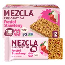 Barras de Proteína Mezcla Morango Coberto Veganas e Sem Glúten Barras de Proteína Mezcla Morango Coberto Veganas e Sem Glúten