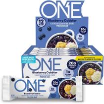 Barras de proteína ONE Blueberry Cobbler 20g de proteína 12 unidades