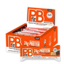 Barras de proteína PBFit Chocolate com manteiga de amendoim 24g de proteína x12 Barras de proteína PBFit Chocolate com manteiga de amendoim 24g de proteína x12