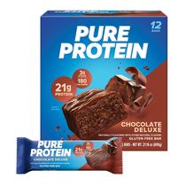 Barras de proteína Pure Protein Chocolate Deluxe 50g 12 unidades Barras de proteína Pure Protein Chocolate Deluxe 50g 12 unidades