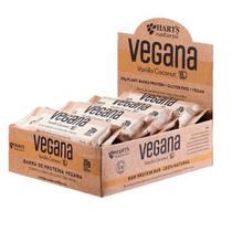 Barras de Proteína Vegana Vanilla Coconut Hart's - Caixa com 12 - HARTS