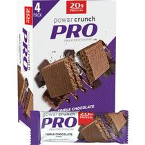 Barras de Waffle Proteicas Power Crunch PRO Triple Chocolate 56g x4 Barras de Waffle Proteicas Power Crunch PRO Triple Chocolate 56g x4