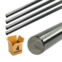 Barras Inox Maciço Para Churrasqueiras 80cm X 12.6mm - 4 Un