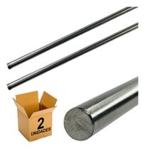 Barras Inox Maciço Para Churrasqueiras 85cm X 10mm - 2 Un