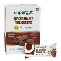 Barras prebióticas Supergut GLP-1 Boosting Chocolate Brownie 12 quilates Barras prebióticas Supergut GLP-1 Boosting Chocolate Brownie 12 quilates