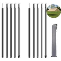 Barras Telescópicas Ajustáveis De Liga De Alumínio Para Camping, Hiking E Abrigos, 2 Conjuntos
