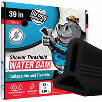 Barreira de barragem de água Shower Threshold Hippo Dam Black 39cm