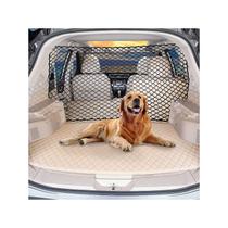 Barreira de rede para cães para carros Q-DDOIT Pet Restraint Safety preta 120x7