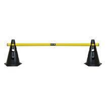 Barreira de Salto com Cone 24cm Muvin Ajustável Desmontável Treinamento Funcional Agilidade Barreira de Salto com Cone 24cm Muvin Ajustável Desmontável Treinamento Funcional Agilidade