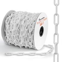 Barreira de segurança Plastic Chain Houseables 250 pés branca