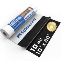 Barreira de vapor Crawl Space SPIRECOVER 10mil 3m x 9m preto/branco