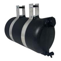 Barrica Corote de Água 26l Preto C/Suporte Alumínio