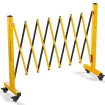Barricada móvel YITAHOME Metal expansível de 8 pés com rodízios Barricada móvel YITAHOME Metal expansível de 8 pés com rodízios