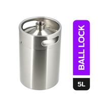Barril 5 litros ball lock growler inox 304 passivado Barril 5 litros ball lock growler inox 304 passivado