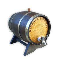 Barril 5 litros envelhecido torneira luxo