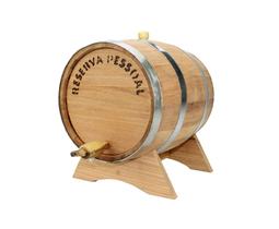 Barril Ancorote De Amburana Redondo 2,5L - Oval