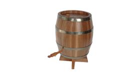 Barril/ Carote Vertical De Carvalho Para Cachaça - 5 Litros