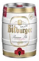 Barril Cerveja Bitburger 5 Litros Pilsen Importado Alemanha