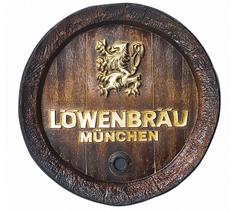 Barril de parede - Decoração - Löwenbräu Cerveja