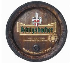 Barril de parede - Königsbacher Cerveja