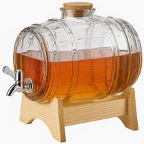 Barril de Vidro com Torneira 5 litros Pingômetro Para Cachaça Barril de Vidro com Torneira 5 litros Pingômetro Para Cachaça