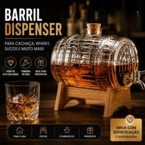 Barril De Vidro Gourmet Com Torneira Suqueira Dispenser Whisky Cachaça Bebidas Barzinho Barril De Vidro Gourmet Com Torneira Suqueira Dispenser Whisky Cachaça Bebidas Barzinho