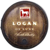 Barril decorativo de parede - Logan Whisky