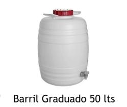 Barril graduado ( bombona ) para água água potável Cap 50 litros - Cbt