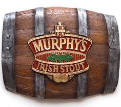 Barril Horizontal de parede em fibra - Murphys Cerveja