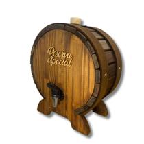 Barril Redondo 1 Litro Dispensador de Bebidas Pingometro Bar Rústico Madeira Pinus Barril Redondo 1 Litro Dispensador de Bebidas Pingometro Bar Rústico Madeira Pinus