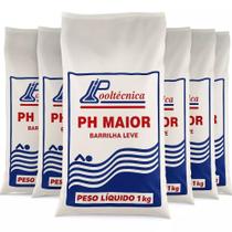 Barrilha Leve 5kg para Piscina Elevador de pH Carbonato de Sódio Pooltecnica